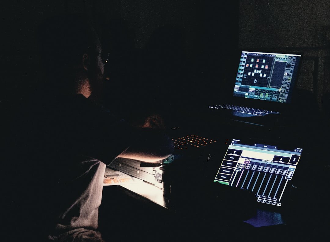 Podcast recording session in progress in a professional studio